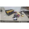 Image 1 : DeWalt Tool Bag, Trailer Lights, Wire Nuts, Staples Desktop Stapler,, and More