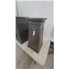 Image 2 : Dark Bronze Resin Decorative Pedestals, Tapered Panel Design, Set of 3