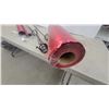 Image 2 : Red Metallic Wrapping Paper and Black Metal Garden Stakes with Looped Tops