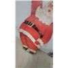 Image 3 : Vintage Mid-Century Plywood Santa Claus Cut-Out Display Figure 6.6'tall