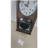 Image 3 : Citizen 31-Day Mechanical Wall Clock with Day-Date Calendar and Carved Wooden Case