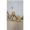 Image 4 : Vintage Mid-Century Pressed Board Christmas Yard Display Cutouts, Carolers and More