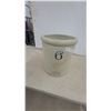 Image 1 : Red Wing Union Stoneware Co. 6-Gallon Crock with Wing Logo Has Cracks