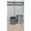 Image 7 : Assorted Galvanized Metal Bucket Planters with Rope Handles and More