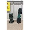 Image 5 : Blue Mountain Style Pottery Owl, Dog, Dolphin, Amphora Vase, Decorative Candle Holder