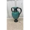 Image 17 : Blue Mountain Style Pottery Vase, Horse,Dog Figurines, Candle Holder, & Young Girl Figurine