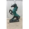 Image 18 : Blue Mountain Style Pottery Vase, Horse,Dog Figurines, Candle Holder, & Young Girl Figurine
