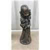 Image 5 : Blue Mountain Style Pottery Vase, Horse,Dog Figurines, Candle Holder, & Young Girl Figurine