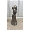 Image 6 : Blue Mountain Style Pottery Vase, Horse,Dog Figurines, Candle Holder, & Young Girl Figurine