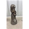 Image 7 : Blue Mountain Style Pottery Vase, Horse,Dog Figurines, Candle Holder, & Young Girl Figurine