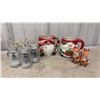 Image 14 : Christmas Décor Lot: Santa Figure, Day Till Christmas Calendar, Mini Trees, Gnome, Mugs, and More