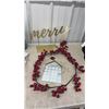 Image 3 : Christmas Décor Lot: Santa Figure, Day Till Christmas Calendar, Mini Trees, Gnome, Mugs, and More