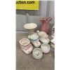 Image 2 : Vintage Ceramic Baby Nursery Planters and Vases, Shoes, Buses, Animals, and More