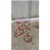 Image 7 : Mid-Century Modern Smoked Glass Decanter Set with Tumblers and Glasses