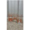 Image 8 : Mid-Century Modern Smoked Glass Decanter Set with Tumblers and Glasses
