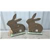 Image 9 : Wooden Rabbit Decor, PAW Napkins, Pillar Candle Holders, LED Candles, Taper Candles, and More