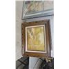 Image 3 : Framed Tulip Windowsill Painting and Framed Landscape Painting Biggest One 23 x 21"
