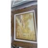 Image 4 : Framed Tulip Windowsill Painting and Framed Landscape Painting Biggest One 23 x 21"