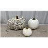 Image 3 : Decorative Faux Pumpkins, Autumn Gnome, and Artificial Floral Arrangements