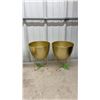 Image 2 : Gold Décor Lot: Ampersand Sculptures, Birdcages, Metal Planters, Arrow, and More