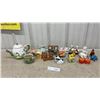 Image 1 : Easter Bunny and Tulip Ceramic Teapot, Salt and Pepper Shaker Sets