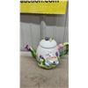 Image 2 : Easter Bunny and Tulip Ceramic Teapot, Salt and Pepper Shaker Sets