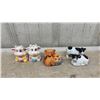 Image 7 : Easter Bunny and Tulip Ceramic Teapot, Salt and Pepper Shaker Sets