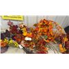 Image 1 : Assorted Artificial Fall Foliage, Maple Leaves, Berries, Pumpkins, and More