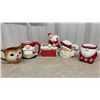 Image 6 : Light-Up Santa& Reindeer Display Reindeer and Santa Sleigh Set of Six