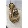 Image 7 : Vintage German Rotary Valve Baritone Horn or Tenorhorn in Brass with D.R.G.M. Mark