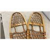 Image 2 : Traditional Wooden Snowshoes with Rawhide Webbing, 48"