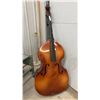 Image 1 : Upright Double Bass with Sunburst Finish Prop and Brass Open-Gear Tuning Machines