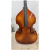 Image 5 : Upright Double Bass with Sunburst Finish Prop and Brass Open-Gear Tuning Machines