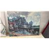 Image 4 : Decorative Canvas Art Including Cat, Camel, and The Hay Wain Print, Set of Three, Largest 22 x 28"