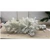 Image 2 : 2 Prelit Artificial Christmas Trees, Green & White, Approximately 39" Tall