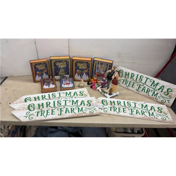 Christmas Tree Farm / Pumpkin Patch Distressed Double Sided Wooden Arrow Signs