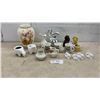 Image 1 : Asian-Style Ceramic Vase with Bird and Floral Motif, Delft Pitcher, Figurines, and More