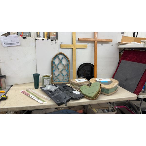 Oasis Floral Products 13 1/2" Mache Heart Floral Foam Forms and More