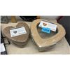 Image 2 : Oasis Floral Products 13 1/2" Mache Heart Floral Foam Forms and More