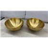 Image 2 : Brass Decorative Collection with Memorial Goblets, Bowls, and Vases, Seven Pieces