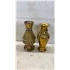 Image 3 : Brass Decorative Collection with Memorial Goblets, Bowls, and Vases, Seven Pieces