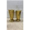 Image 5 : Brass Decorative Collection with Memorial Goblets, Bowls, and Vases, Seven Pieces