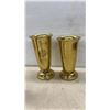 Image 7 : Brass Decorative Collection with Memorial Goblets, Bowls, and Vases, Seven Pieces