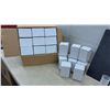 Image 3 : 42 Frosted Glass Cylindrical Lamp Shade Diffusers in White Boxes, 4 1/2 x 2 1/4"