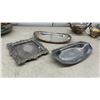 Image 3 : Silver-Plated Serving Collection Including Teapot, Trays, Bowls, Creamers, and More