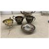 Image 5 : Silver-Plated Serving Collection Including Teapot, Trays, Bowls, Creamers, and More