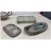 Image 6 : Silver-Plated Serving Collection Including Teapot, Trays, Bowls, Creamers, and More