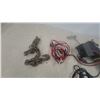 Image 4 : Viper 2000 12-Volt DC Electric Winch with Snatch Block, Hooks, Chain, and More