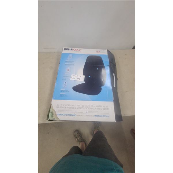 ObusForme Deep Kneading Shiatsu Cushion with Heat