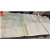 Image 1 : Topographic Maps of Manitoba Including Glenboro, St. Claude, Treherne, Approximately 47 x 91"